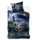 Harry Potter ágyneműhuzat, 140x200 + 70x90 cm, Hogwarts Blue (100 % pamut)