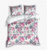 Pink Virágos kétszemélyes ágyneműhuzat (200x220+2 db 70x80 cm)