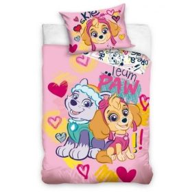   Mancs őrjárat/Paw Patrol ágyneműhuzat, Pink (90x140 + 40x55 cm)
