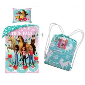    Spirit/Szilaj lovas ágyneműhuzat + sportzsák szett, True Pals (8331)