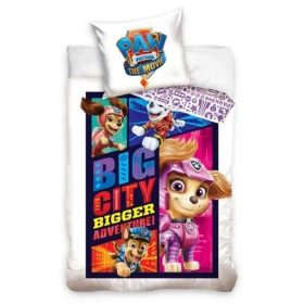   Mancs őrjárat/Paw Patrol ágyneműhuzat, Pink - Big City (100% pamut) (203008)
