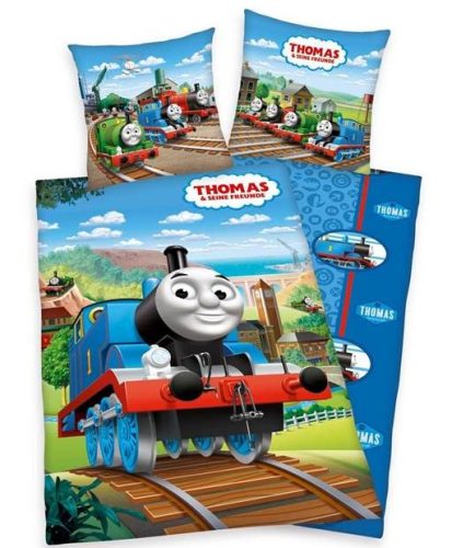 Thomas és barátai 2 részes ágyneműhuzat, 135x200 + 80x80 cm (100% pamut)