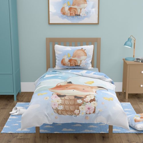 Rókás ágyneműhuzat (100x135+40x60 cm)