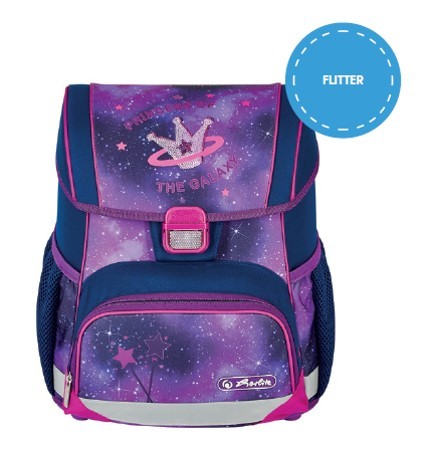 Herlitz Loop Plus iskolatáska szett, Galaxy Princess/Koronás