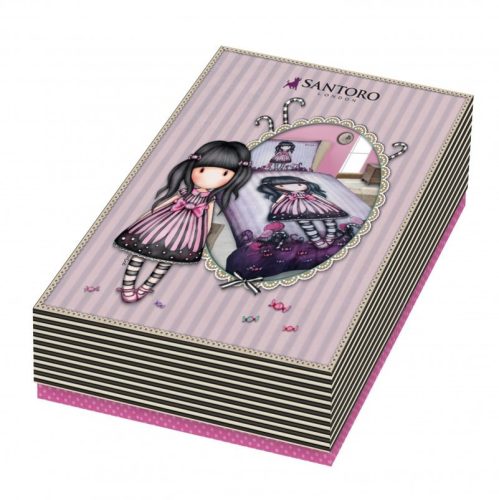 Santoro Gorjuss ágyneműhuzat, Pink - Nyalókás (100% pamut)
