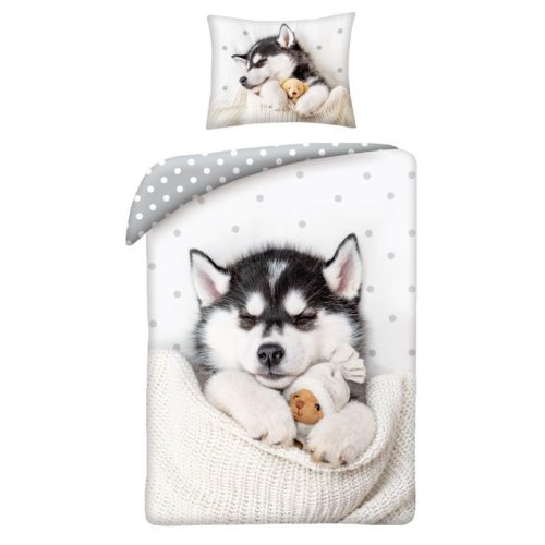 Kutyás ágyneműhuzat + tornazsák szett (100% pamut) (48583)