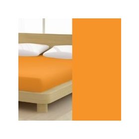   Jersey gumis lepedő, 90-100x200 cm, 135 g/nm, Orange (265)- Mr Sandman