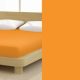 Jersey gumis lepedő, 140-160x200 cm, 150 g/nm, Orange/Narancs (265) - Mr Sandman