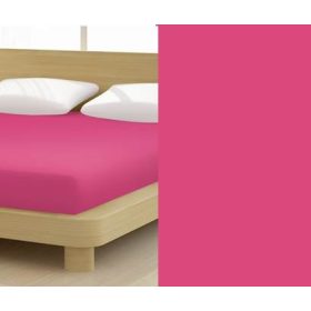   Baba Jersey gumis lepedő, 60-70x120-140 cm, 150 g/nm, Pink (243) - Mr Sandman