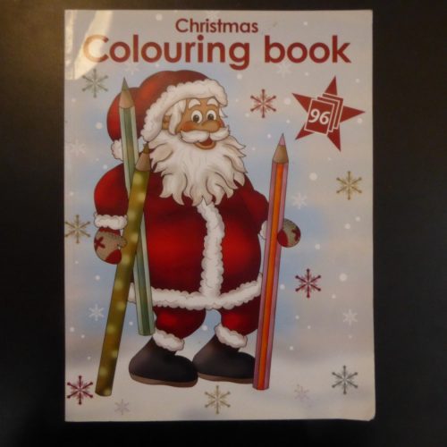 Nagy karácsonyi színező/kifestő, 96 oldalas 