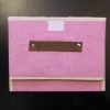 Textil tároló doboz, 38x25x25 cm, rózsaszín színben