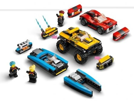 LEGO City 60395 Versenyjármű csomag/Nagy versenyautó készlet