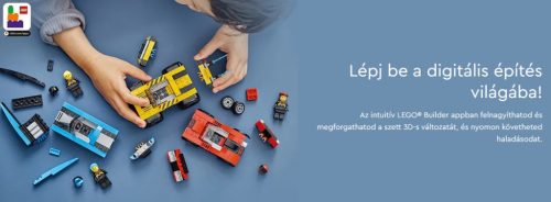 LEGO City 60395 Versenyjármű csomag/Nagy versenyautó készlet