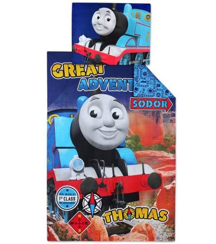 Thomas a gőzmozdony ágyneműhuzat (100% pamut) (710305)