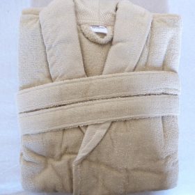   Frottír sálgalléros köntös, Capuccino elegante (2)(100 % pamut), L
