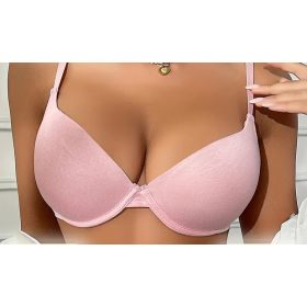 Női viszkóz melltartó, Rózsaszín, 80B