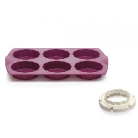   Szilikonos Kosárforma, kiszúróval (piros színben) - Tupperware 