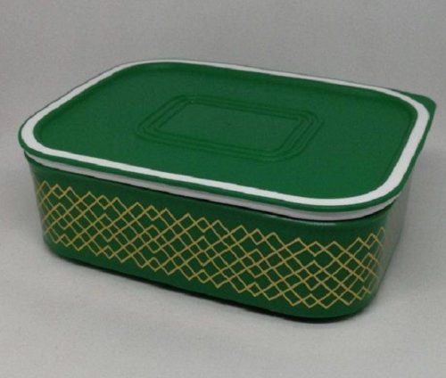 Mindennapi szögletes/Tároló, Zöld ünnepi (500 ml) -Tupperware 