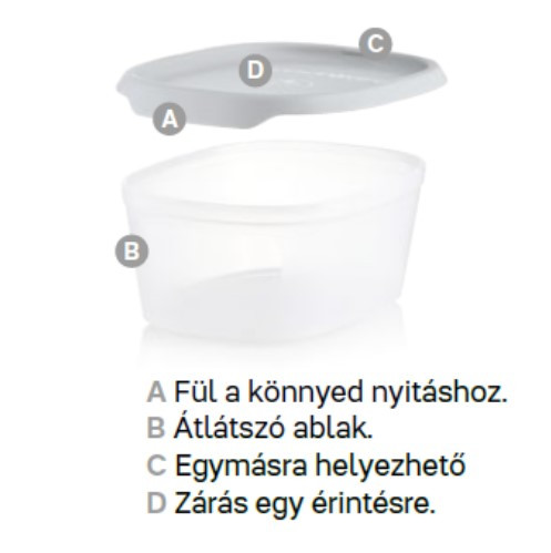 Friss Érintés Tároló Szett (2 db-os) 540 ml + 1100 ml - Tupperware 