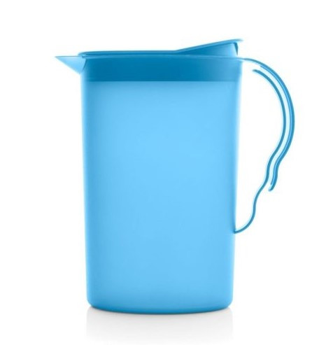 Új hullám kancsó fedővel, 2 liter, Kék- Tupperware