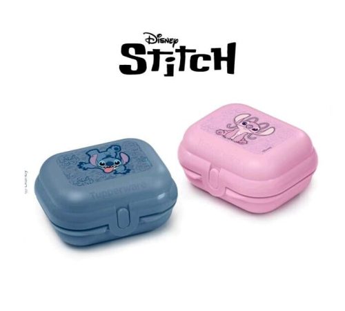 Uzsidoboz/uzsonnás doboz, Kicsi, Lilo és Stitch 2 db-os szett (9,7x8,5x5,2 cm) - Tupperware