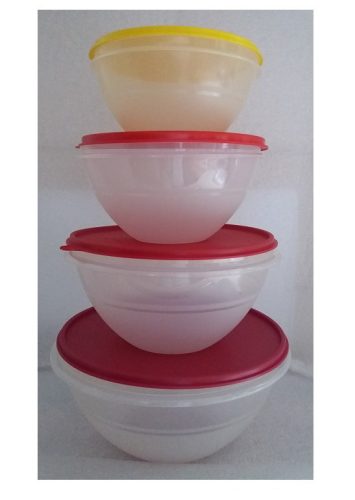 Csodatál szett, 4 db-os (750 ml +1000 ml + 1750 ml + 2750 ml)- Tupperware