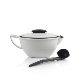 Mediterrán Szószos tálaló kanállal fekete -  Tupperware