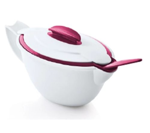 Mediterrán Szószos tálaló kanállal fekete -  Tupperware