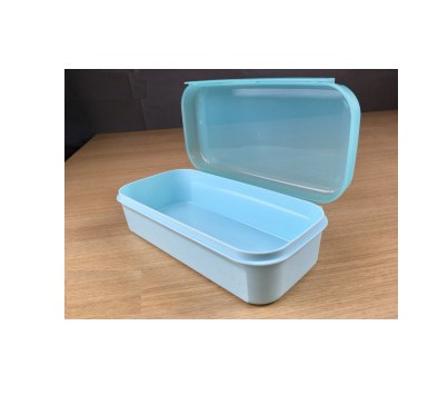 Fiókbarát szögletes tároló, világoskék, 980 ml - Tupperware