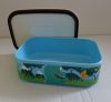 Mindennapi szögletes/Tároló, 500 ml, Dínó és a gyümölcsöskert -Tupperware 