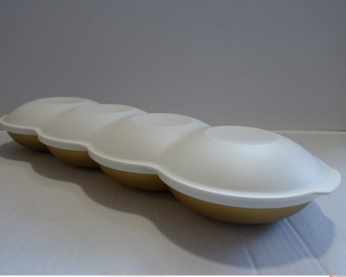 Allegra tálaló tetővel Fekete-arany- Tupperware