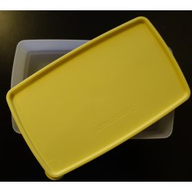   Hópelyhes fagyasztó doboz, sárga tetővel, 600 ml-es - Tupperware