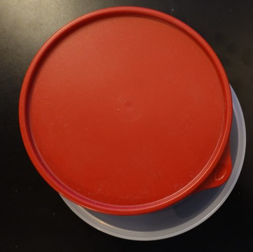 Friss tál, Piros (1 literes) - Tupperware