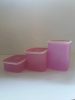 Mindennapi szögletes/Tároló Rózsaszín (0,5 + 1,3 + 2,1 liter)  - Tupperware