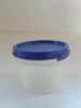 Kerek Mindenes kék tetővel 200 ml - BEMUTATÓ DARAB, KISSÉ ELSZíNEZŐDÖTT - Tupperware