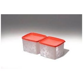   Hópelyhes Antarktisz fagyasztó doboz szett piros tetővel, 2 x 800 ml-es - Tupperware