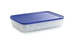 Hópelyhes Antarktisz fagyasztó doboz, lila tetővel, 2,25 literes - Tupperware