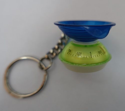 Tupperware kulcstartó, Mérleg forma