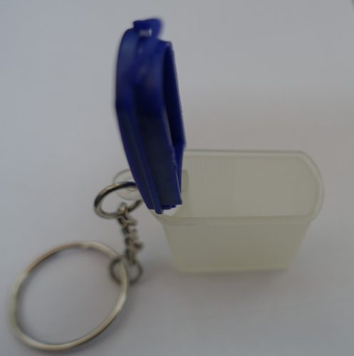 Tupperware kulcstartó, Sótartó forma