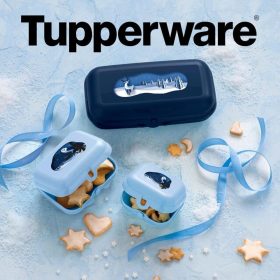   Uzsidoboz/uzsonnás doboz szett, 3 db-os, Nagy, Karácsonyi - Tupperware