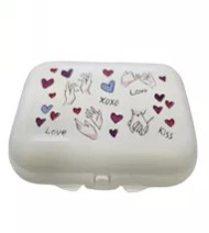 Uzsidoboz/uzsonnás doboz szett, 2 db-os, Közepes, Szivecskés - Tupperware