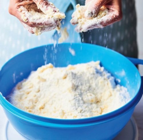 Kelesztő tál, Pink (1,4 liter), sárga tetővel - Tupperware 