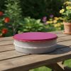 Tortatartó kerek pink, tortarakodóval - Tupperware