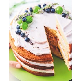   Tortaalátét fehér vegyes mintával, átmérő 29 cm - Tupperware