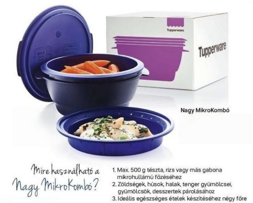 Mikrokombó nagy 3 liter - Tupprware