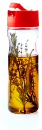 Átlátszó kiöntő, 600 ml piros- Tupperware