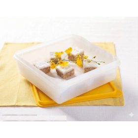   Konyhaművész süteményes 2,9 l , fehér - sárga - Tupperware