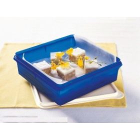 Konyhaművész süteményes 2,9 l , kék-fehér - Tupperware