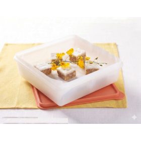   Konyhaművész süteményes 2,9 l , fehér - piros - Tupperware